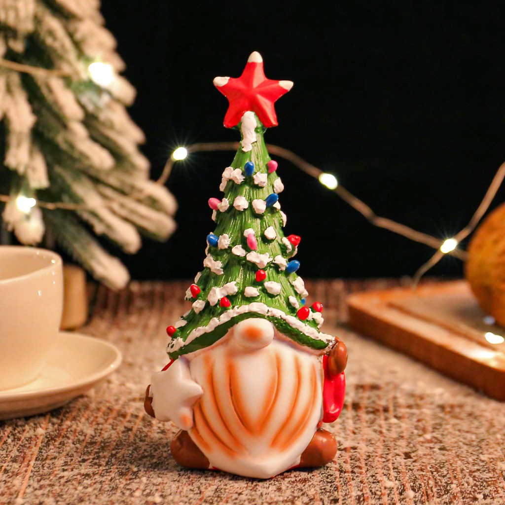 Christmas,Creative Christmas tree hat for the elderly - resin crafts